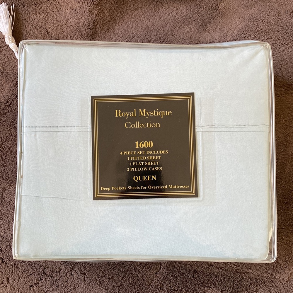✨2/$90✨ NWT Royal Mystique Collection 1600 QUEEN SIZE Bed Set